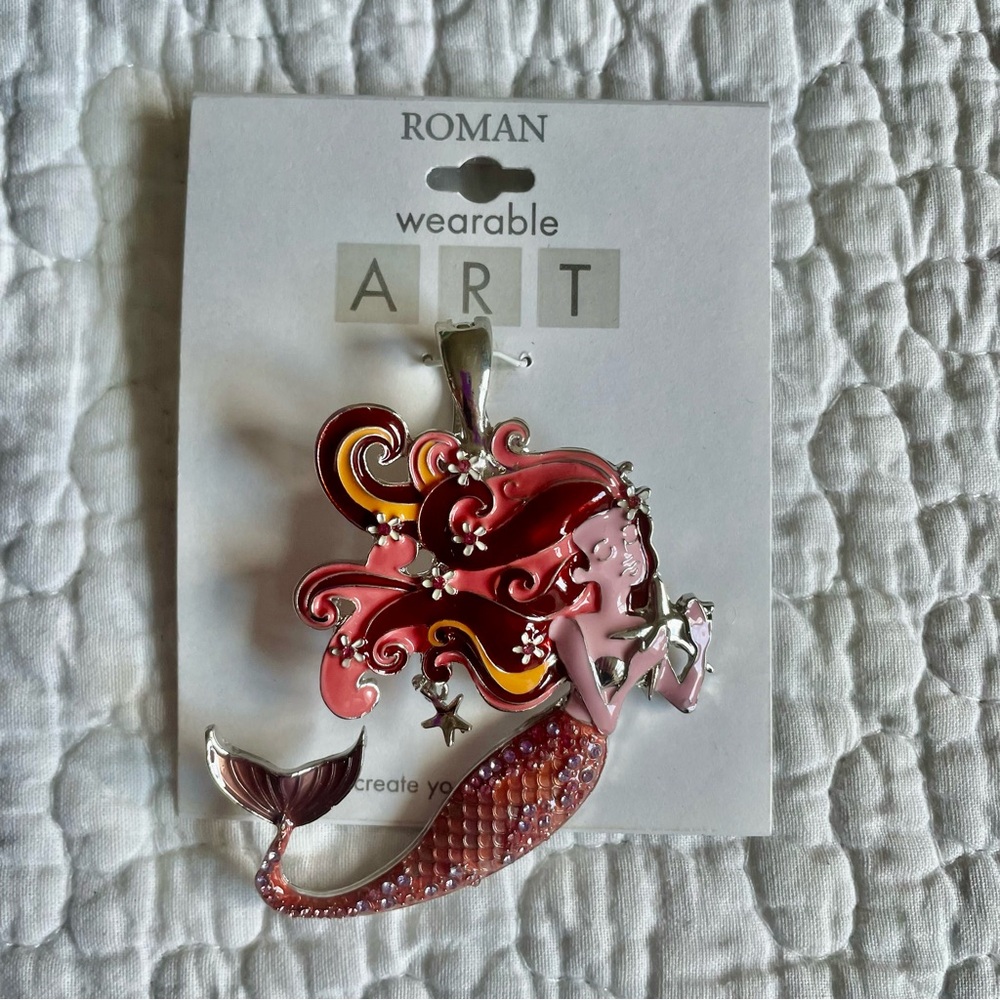 Brand New Wearable Art Mermaid Pendant